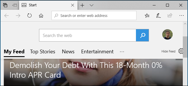 How To Disable The Articles On Microsoft Edge s Start And New Tab Pages
