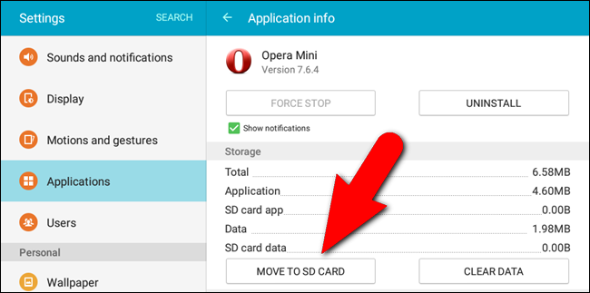 How to Install and Move Android Apps to the SD Card