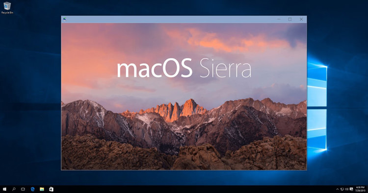 installing macos on windows